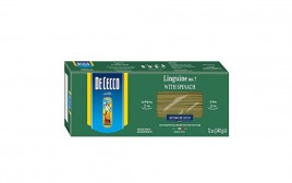 De Cecco Pasta, Linguine no.7 with Spinach   Box  340 grams